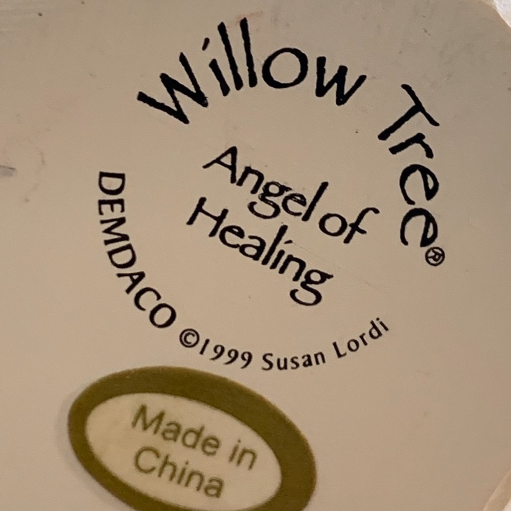 Vintage Willow Tree 1999, Damdaco Angle of Healing,‎ 5” - Picture 7 of 7